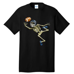 American Football Skeleton Halloween Tall T-Shirt