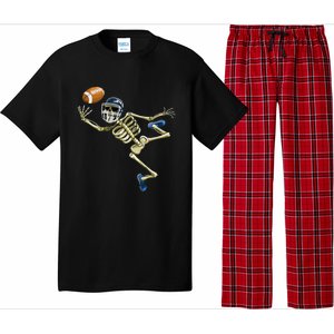 American Football Skeleton Halloween Pajama Set