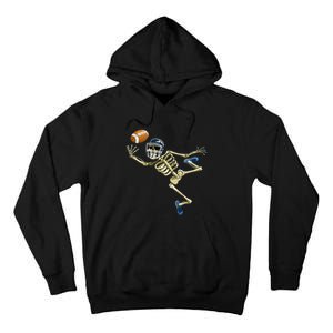 American Football Skeleton Halloween Tall Hoodie