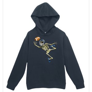 American Football Skeleton Halloween Urban Pullover Hoodie