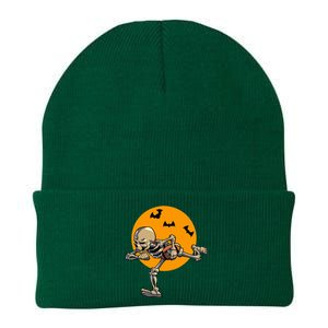 American Football Skeleton Halloween Knit Cap Winter Beanie