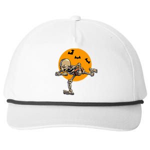 American Football Skeleton Halloween Snapback Five-Panel Rope Hat