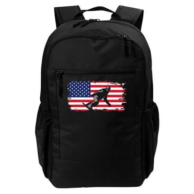 American Flag Snowboard Apparel Snowboarding Snowboard Daily Commute Backpack