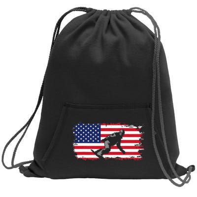 American Flag Snowboard Apparel Snowboarding Snowboard Sweatshirt Cinch Pack Bag