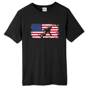 American Flag Snowboard Apparel Snowboarding Snowboard Tall Fusion ChromaSoft Performance T-Shirt