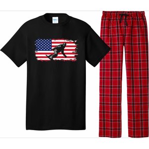 American Flag Snowboard Apparel Snowboarding Snowboard Pajama Set