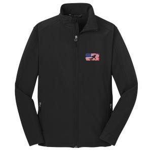 American Flag Snowboard Apparel Snowboarding Snowboard Core Soft Shell Jacket