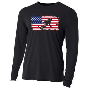 American Flag Snowboard Apparel Snowboarding Snowboard Cooling Performance Long Sleeve Crew