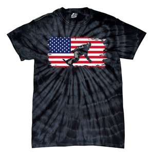 American Flag Snowboard Apparel Snowboarding Snowboard Tie-Dye T-Shirt