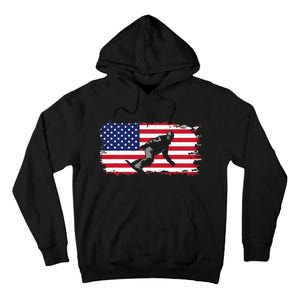 American Flag Snowboard Apparel Snowboarding Snowboard Tall Hoodie