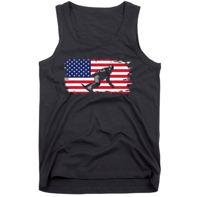 American Flag Snowboard Apparel Snowboarding Snowboard Tank Top