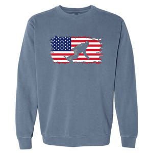 American Flag Snowboard Apparel Snowboarding Snowboard Garment-Dyed Sweatshirt