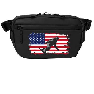 American Flag Snowboard Apparel Snowboarding Snowboard Crossbody Pack