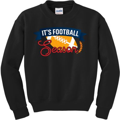 American Football Season Graphic Kids Sweatshirt