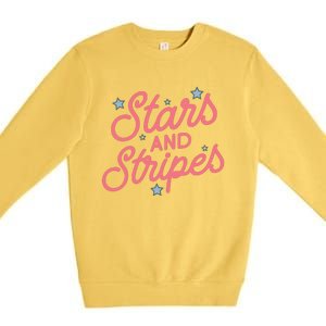 American Flag Stars And Stripes Premium Crewneck Sweatshirt