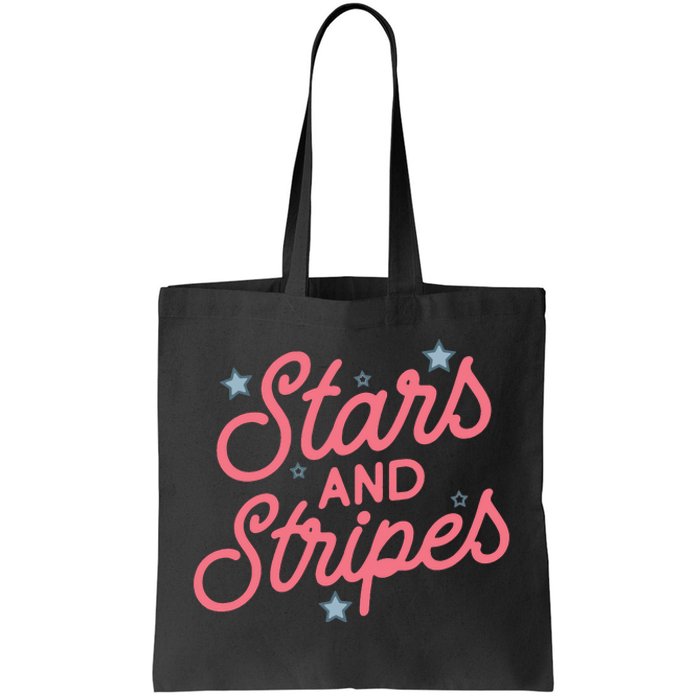 American Flag Stars And Stripes Tote Bag