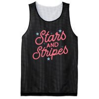 American Flag Stars And Stripes Mesh Reversible Basketball Jersey Tank