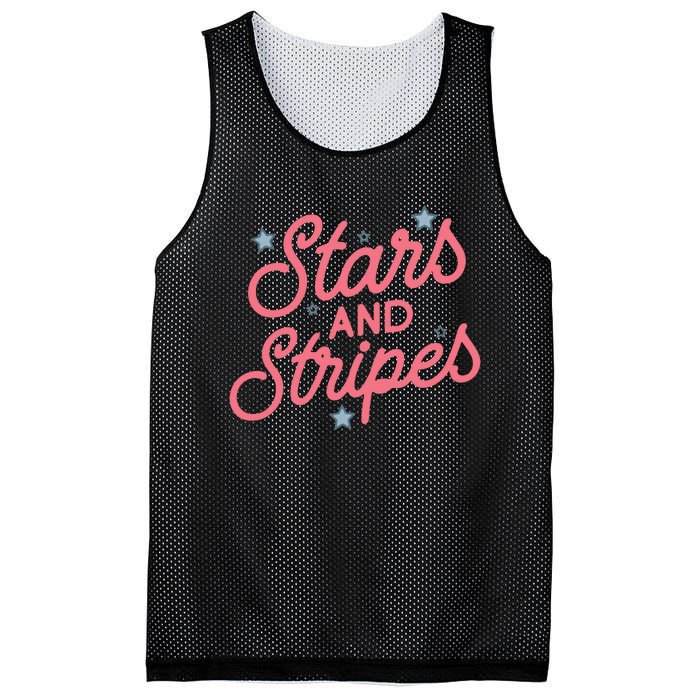 American Flag Stars And Stripes Mesh Reversible Basketball Jersey Tank