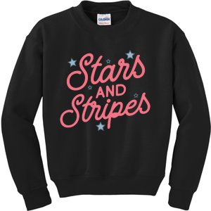 American Flag Stars And Stripes Kids Sweatshirt