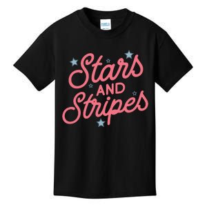 American Flag Stars And Stripes Kids T-Shirt