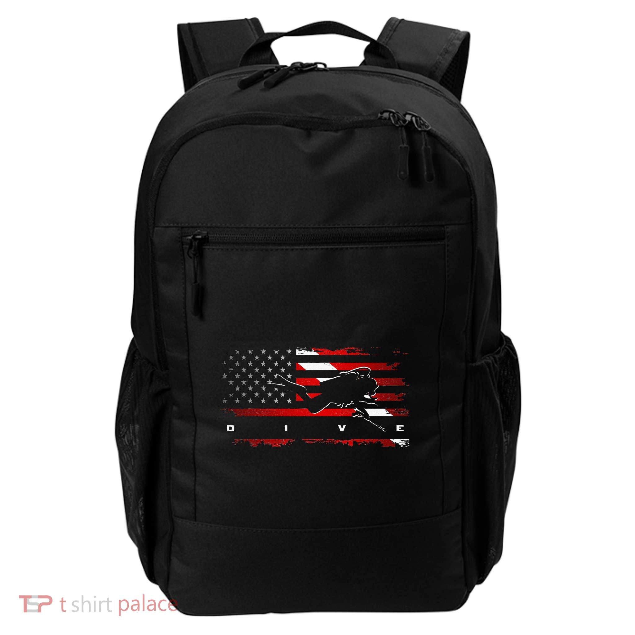 American Flag Scuba Diving Apparel Scuba Diving Backpack