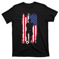 American Flag Soccer Apparel Soccer T-Shirt