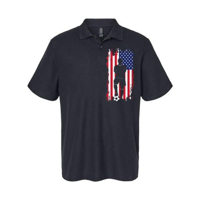 American Flag Soccer Apparel Soccer Softstyle Adult Sport Polo