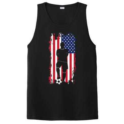 American Flag Soccer Apparel Soccer PosiCharge Competitor Tank