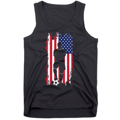 American Flag Soccer Apparel Soccer Tank Top