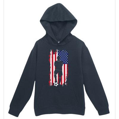 American Flag Soccer Apparel Soccer Urban Pullover Hoodie