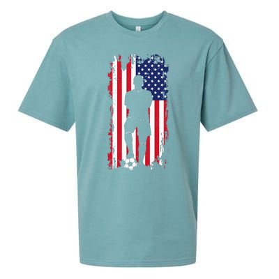 American Flag Soccer Apparel Soccer Sueded Cloud Jersey T-Shirt