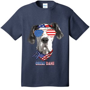 American Flag Shirts Great Dane Dog Lover Gifts T-Shirt