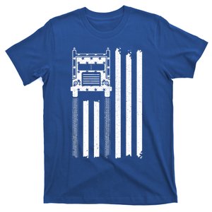 American Flag Semi – Truck Driver Usa Patriotic Trucker Gift T-Shirt