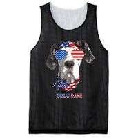 American Flag Shirts Great Dane Dog Lover Gifts Mesh Reversible Basketball Jersey Tank