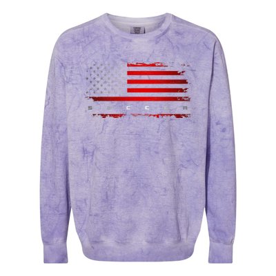 American Flag Soccer Apparel Soccer Colorblast Crewneck Sweatshirt