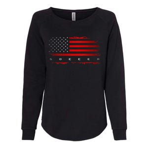 American Flag Soccer Apparel Soccer Womens California Wash Sweatshirt