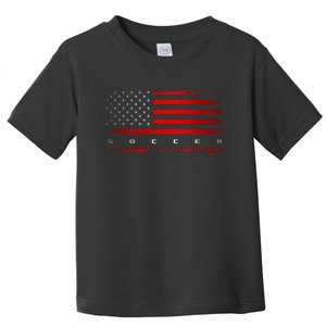 American Flag Soccer Apparel Soccer Toddler T-Shirt