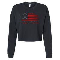 American Flag Soccer Apparel Soccer Cropped Pullover Crew