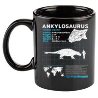 Ankylosaurus fact sheet Dinosaur Facts Gift 11oz C Handle Ceramic Mug
