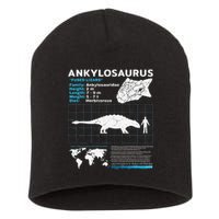 Ankylosaurus fact sheet Dinosaur Facts Gift Short Acrylic Beanie