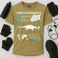 Ankylosaurus fact sheet Dinosaur Facts Gift Cooling Performance Crew T-Shirt