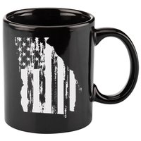 American Flag State Of Georgia Distressed Patriotic 11oz C Handle Ceramic Mug