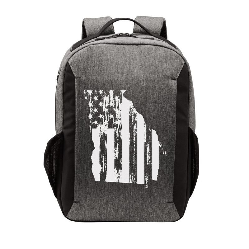 American Flag State Of Georgia Distressed Patriotic Vector Backpack