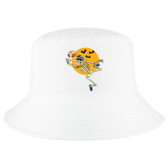 American Football Skeleton Halloween Boy Football Fan Cool Comfort Performance Bucket Hat