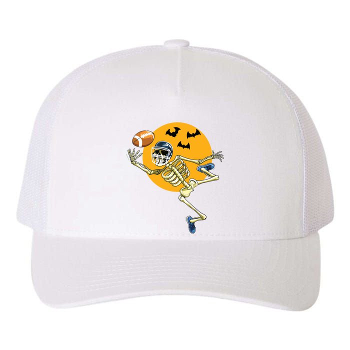 American Football Skeleton Halloween Boy Football Fan Yupoong Adult 5-Panel Trucker Hat