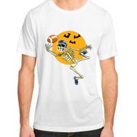 American Football Skeleton Halloween Boy Football Fan Adult ChromaSoft Performance T-Shirt