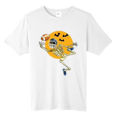 American Football Skeleton Halloween Boy Football Fan Tall Fusion ChromaSoft Performance T-Shirt