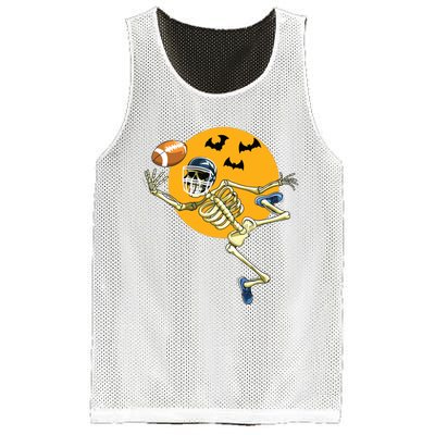 American Football Skeleton Halloween Boy Football Fan Mesh Reversible Basketball Jersey Tank