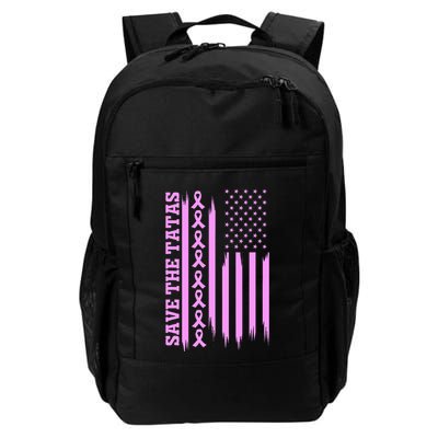 American Flag Save The Tatas Backpack