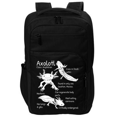 Axolotl Facts Species Types Endangered Animals Illustration  Impact Tech Backpack